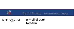 Indirizzo e-mail di suor Rosaria