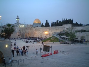 Gerusalemme: il muro del pianto e la moschea della roccia
