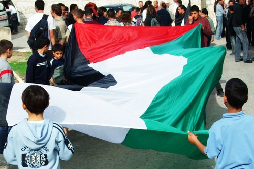 Grande bandiera palestinese