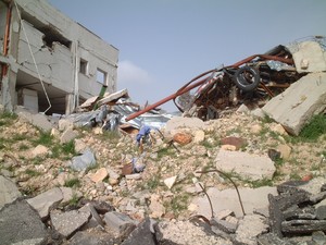 Ramallah: il compound di Arafat distrutto dall'esercito israeliano