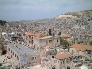 Nablus dall'alto