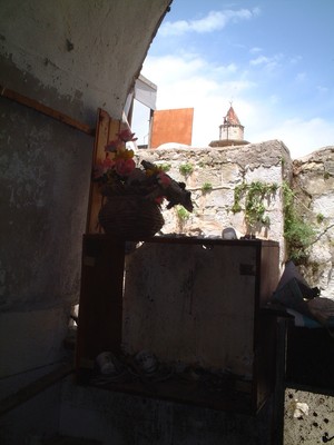 Nablus: i resti di una cucina di un'abitazione civile palestinese