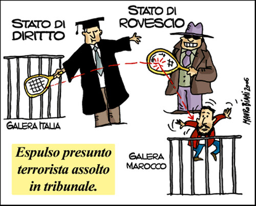 Diritto di Stato o Stato di Diritto? Campagna contro il decreto Pisanu di espulsione dell'imam di Torino