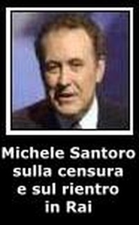 Michele Santoro sulla censura

