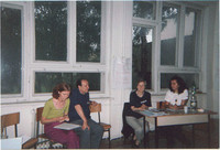 Kaisa Svensonn, Alberto L'Abate e Hildegard Goss-Mayr durante il training del 16-18 Giugno   