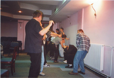un momento del training di settembre 2000