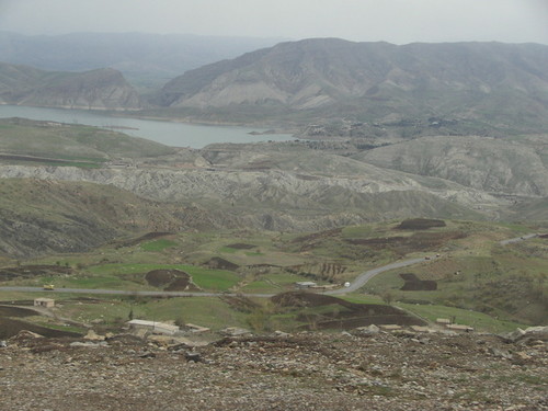 Paesaggio dell'altopiano sulla strada del ritorno a Erbil.
