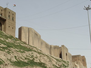 Erbil: Scorcio dell'antica fortezza. La città è la più antica del mondo, vanta più di 5000 anni.
