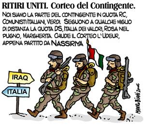 Ritiro del contingente italiano in Iraq
