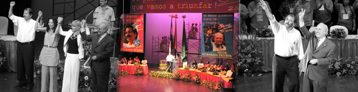  Momenti del Congresso e presentazione del candidato alla Vicepresidenza Jaime Morales Carazo