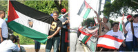 No all'aggressione a Libano e Palestina