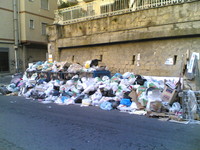 Spazzatura a Napoli