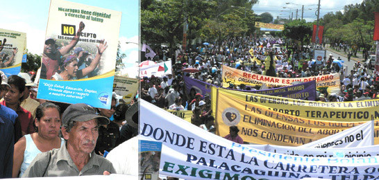 Nicaragua, manifestazione contro il FMI