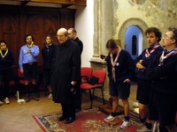 incontro con mons. Chiaretti Arcivescovo di Perugia