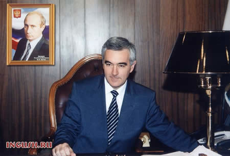 Il presidente della Repubblica dell'Inguscezia Murat Zyazikov