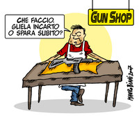 la vignetta di Mauro Biani