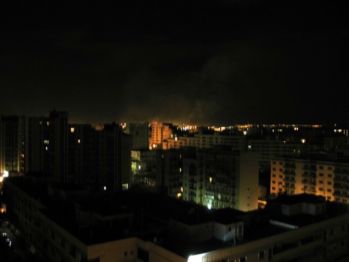 Foto dell'ILVA di Taranto scattata dopo mezzanotte, 28 maggio 2007