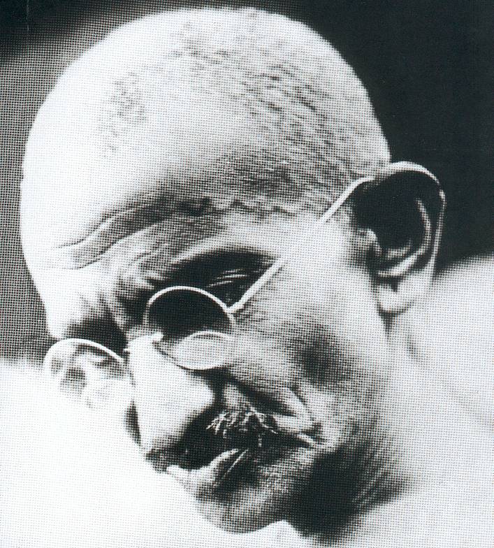 Ritratto di M.K. Gandhi