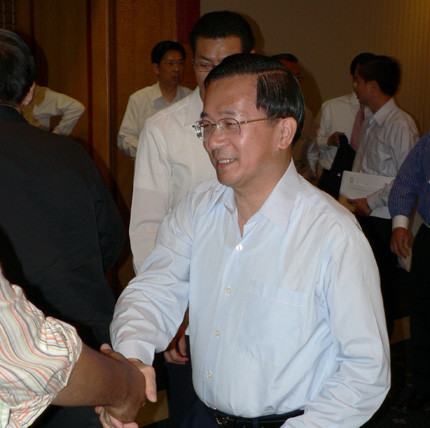 Il presidente di Taiwan Chen Shui Bian 