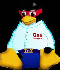 Tux, il pinguino di Linux, in una delle tante versioni non ufficiali
