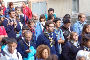 Foto della Marcia Perugia-Assisi 2007 - scout in marcia