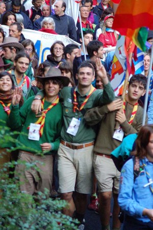 Foto della Marcia Perugia-Assisi 2007 - scout Cngei