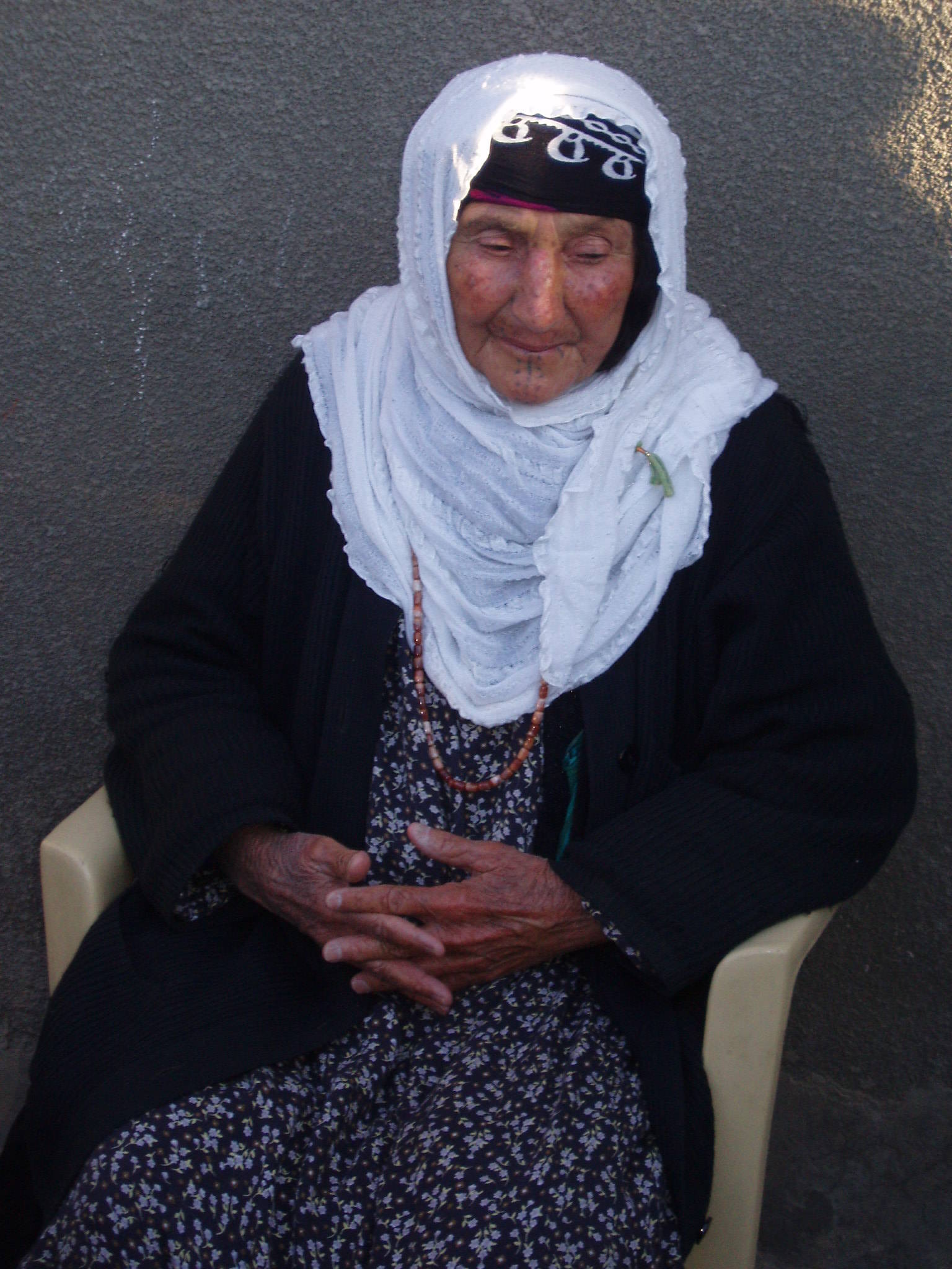 Anziana donna a Ciamciamal